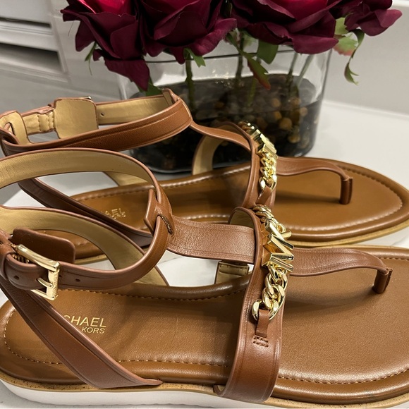 Michael Kors Cuban Link Sandals - Picture 3 of 5